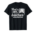 My Brother Hockey Goalie Brother T-Shirt - Casual Everyday Wear Men Women