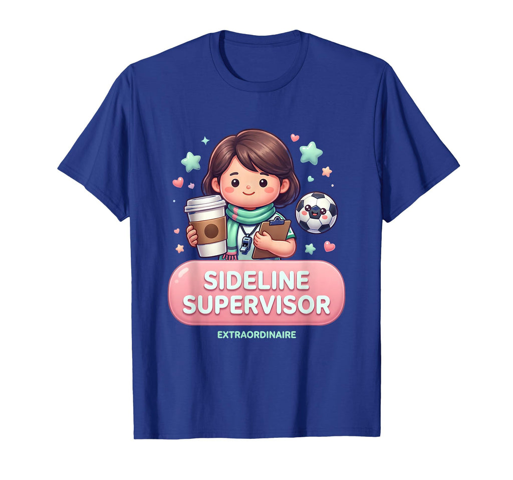 Sideline Supervisor T-Shirt - Casual Everyday Wear for Adults