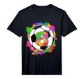 8Th Birthday Soccer Ball 8 Years Old T-Shirt - Custom Art Print Unisex