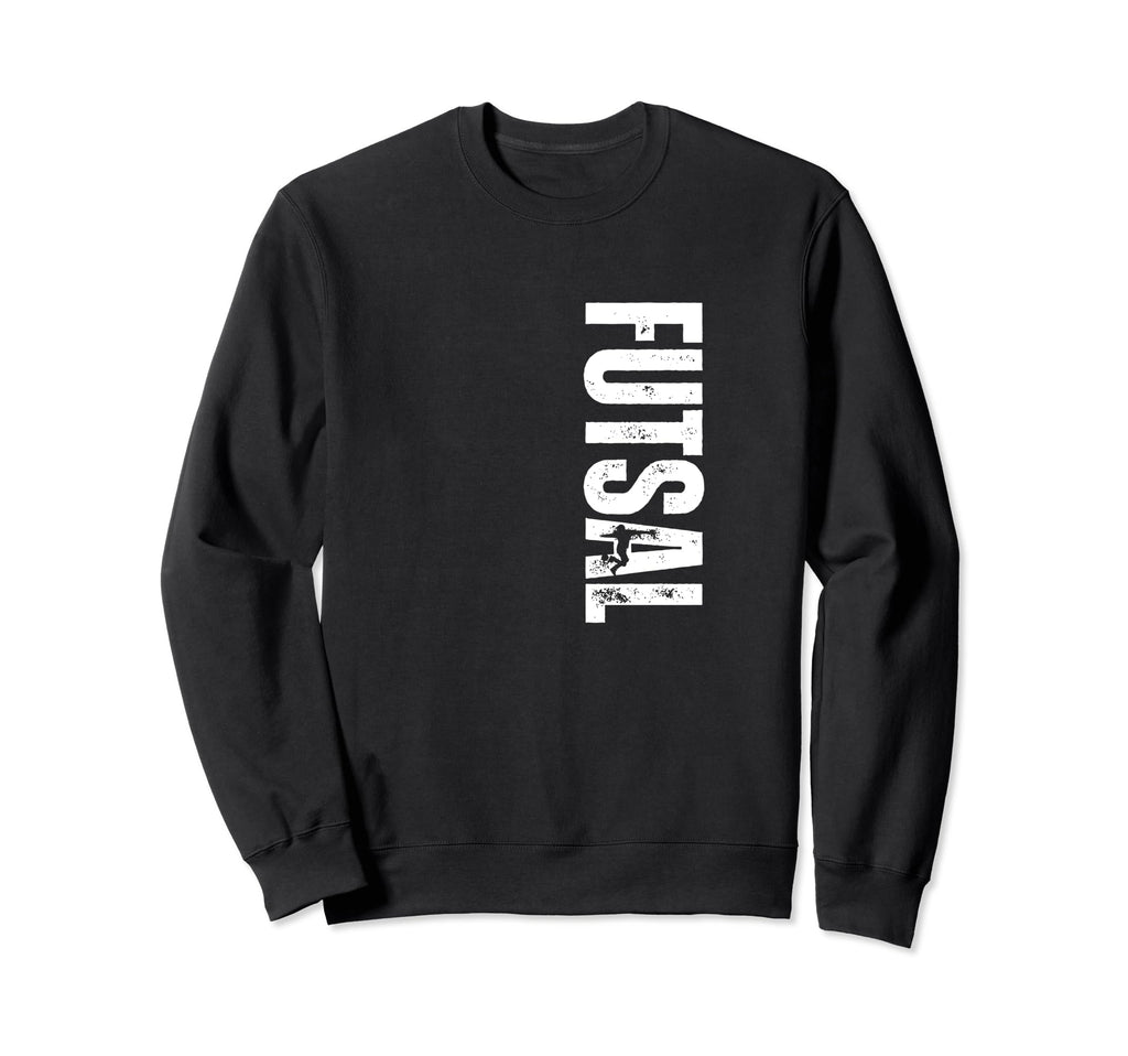 Futsal Coach Distressed Futsal Sweatshirt - Minimalist Print for Adults
