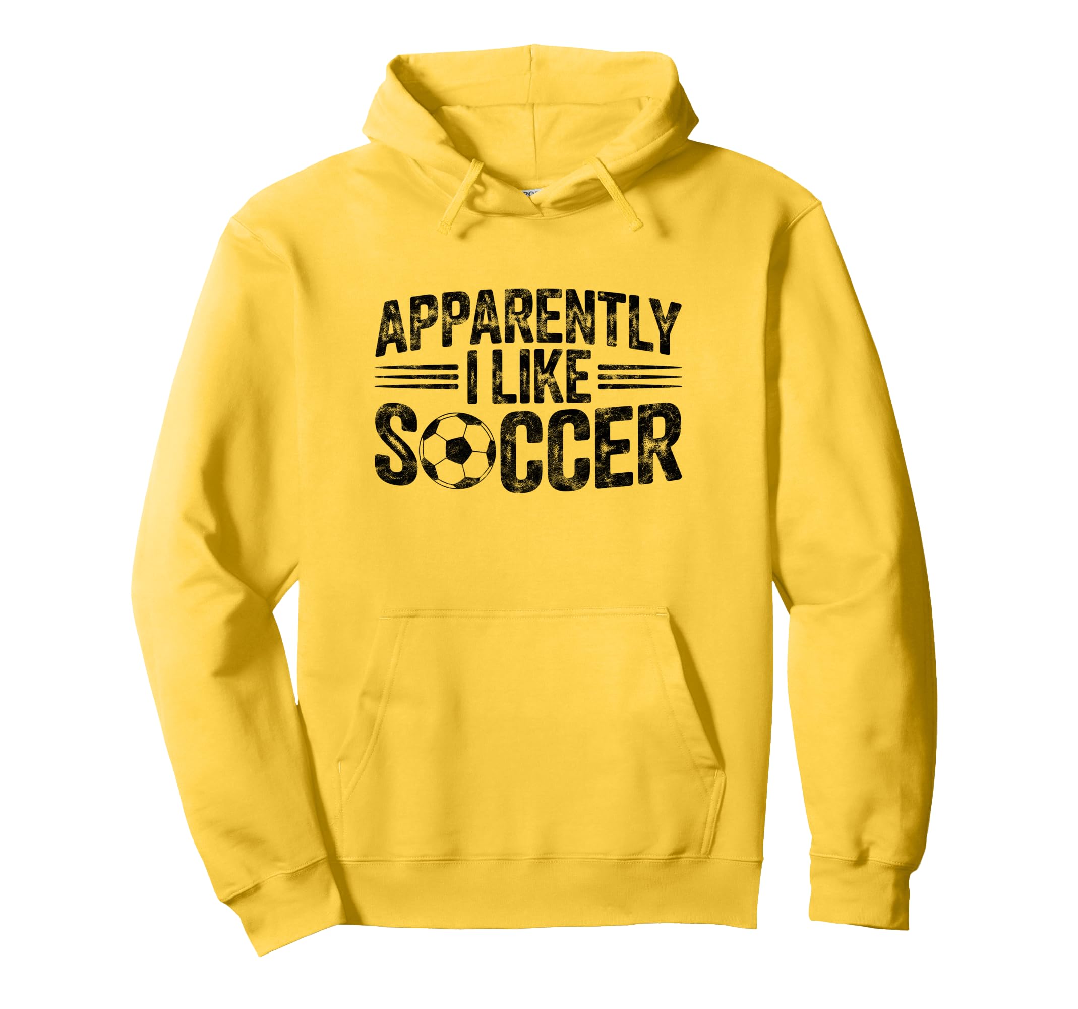 Apparently I Like Soccer Game Day Mom Dad Hoodie - Trendy Graphic Men Women