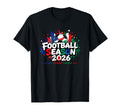 Football Season 2026 Dynamic Soccer T-Shirt - Aesthetic Graphic Men Women