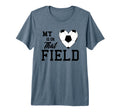 My Heart Is That Field Soccer Moms T-Shirt - Custom Art Print for Adults