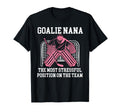 Funny Hockey Goalie Nana Hockey Keeper T-Shirt - Trendy Graphic Men Women