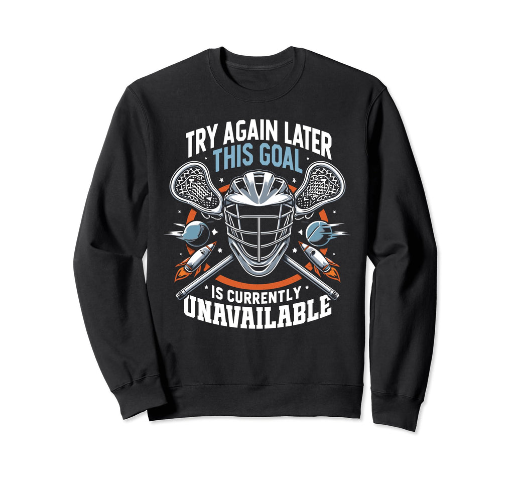 Lacrosse Player Lax Goalie Sweatshirt - Aesthetic Graphic Men Women