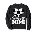 Soccer Mimi Heart Funny Heartfelt Sweatshirt - Graphic Print Men Women