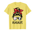 Classy Gaga Life Soccer Messy Bun T-Shirt - Novelty Apparel Unisex