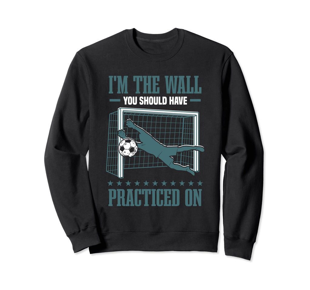 Gloves Goal Soccer Goalie Goalkeeper Sweatshirt - Trendy Graphic Unisex
