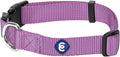 Blueberry Pet Essentials Matching Small Dog Collar | Adjustable Classic Solid Color Nylon Dog Collars for Small Dogs | Purple Dog Collar for Small Dogs