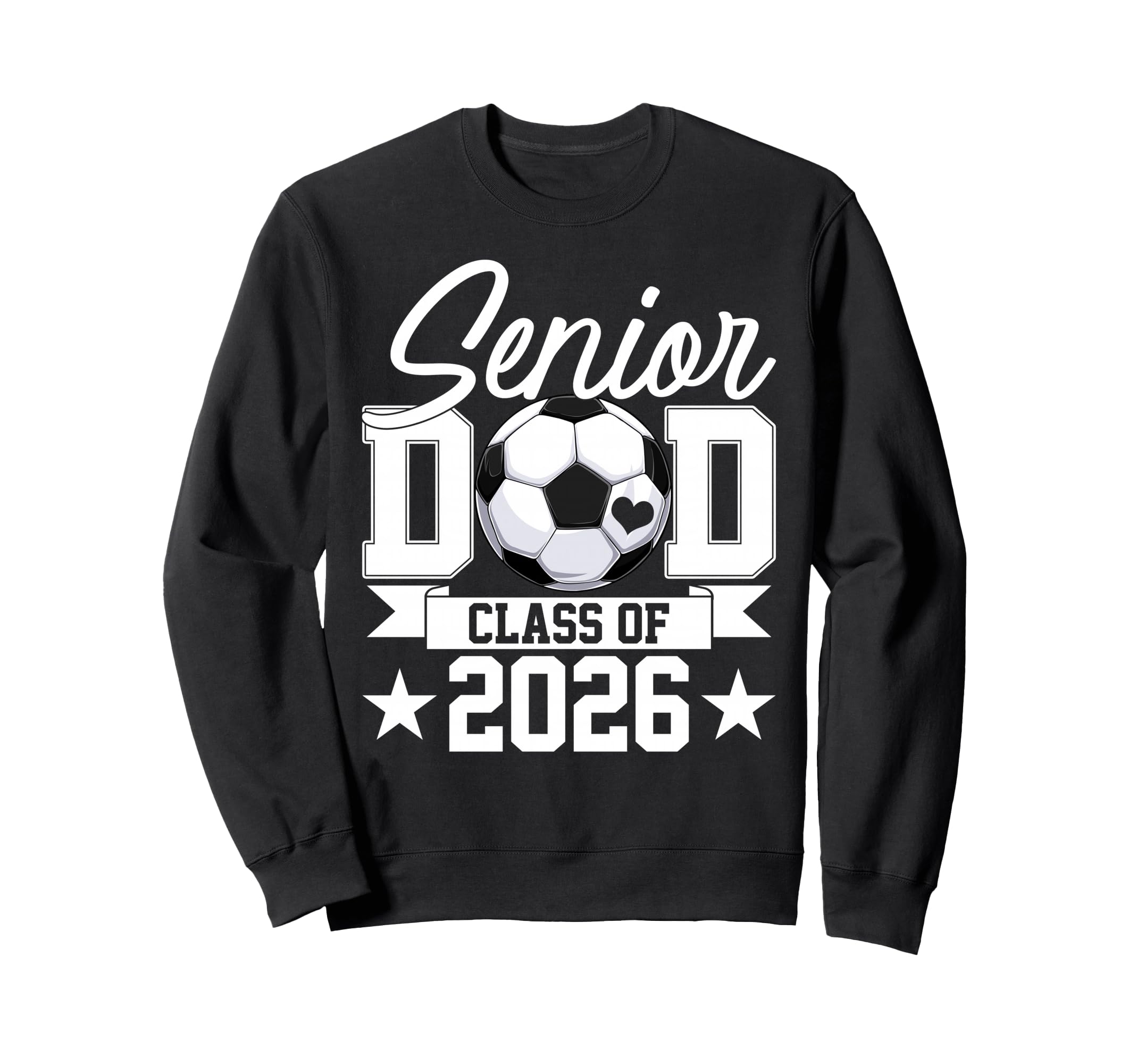 Senior Dad Class 2026 Graduate Sweatshirt - Custom Art Print Men Women
