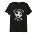 Knott County Soccer Distressed 90S Tri T-Shirt - Trendy Graphic Men Women