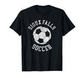 Sioux Falls Soccer Distressed 90S T-Shirt - Minimalist Print Men Women
