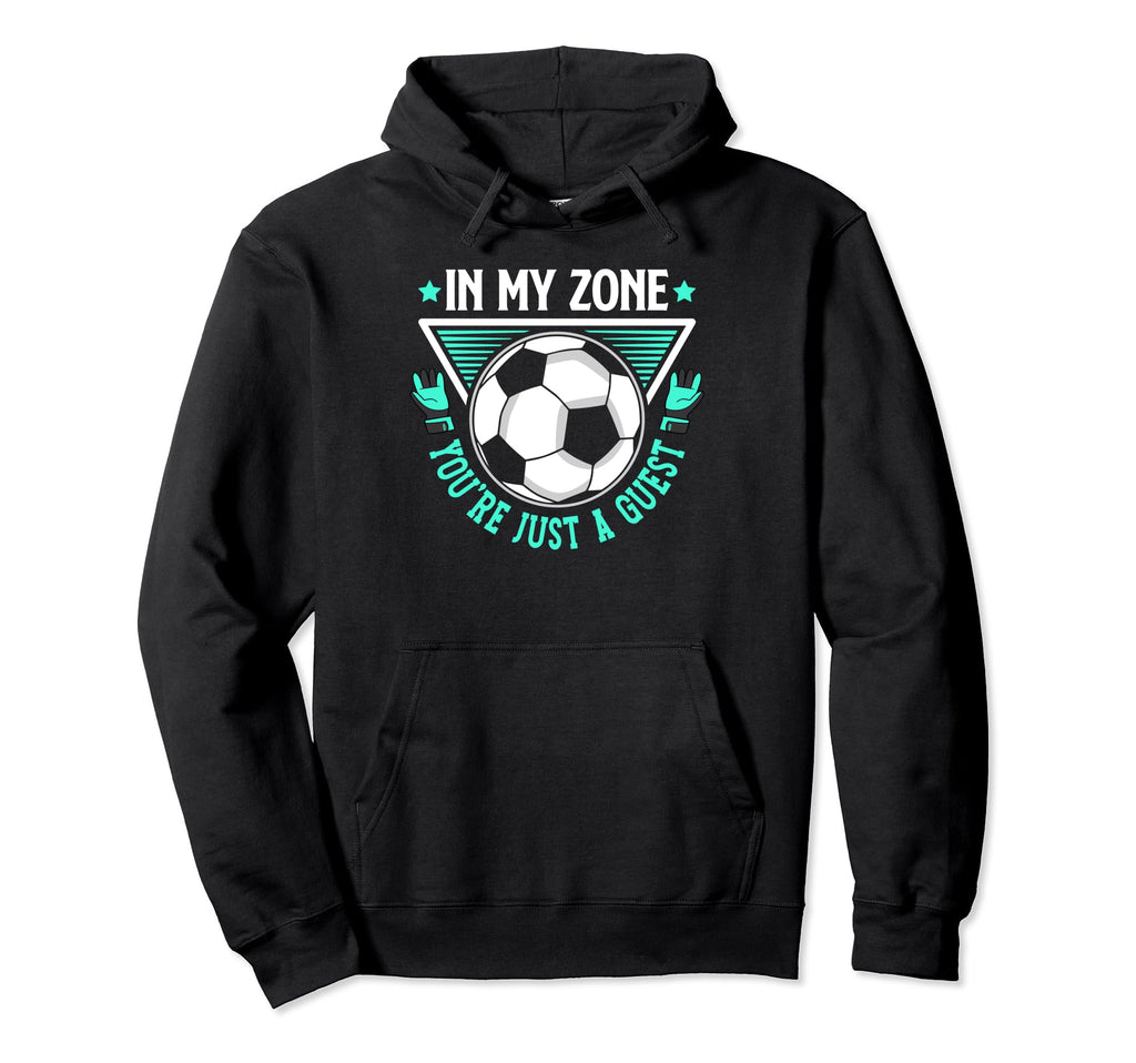 Goaltender Goalkeeper Soccer Goalie Hoodie - Novelty Apparel for Adults
