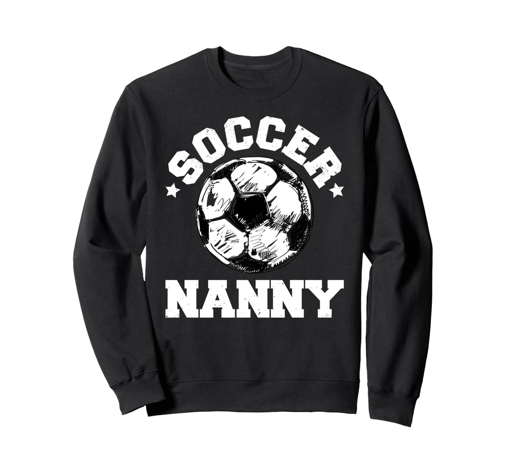 Soccer Nanny Soccer Ball Sweatshirt - Aesthetic Graphic for Adults