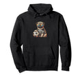 Pug Dog Soccer Champion Fan Hoodie - Minimalist Print for Adults