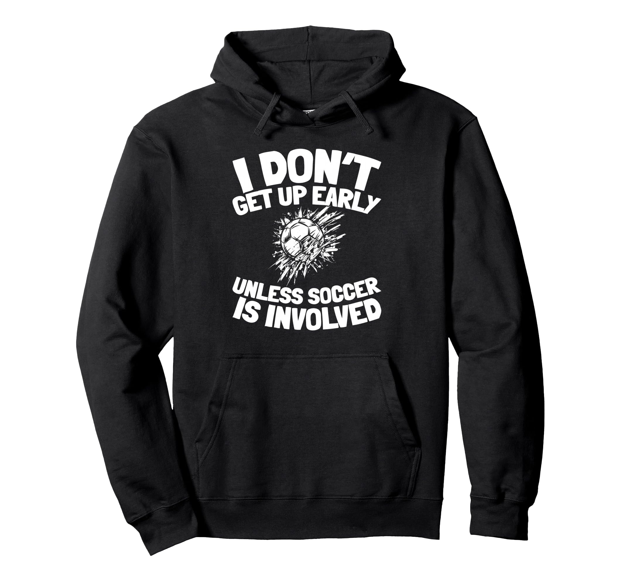 Soccer Player Sports Team Soccer Hoodie - Minimalist Print for Adults