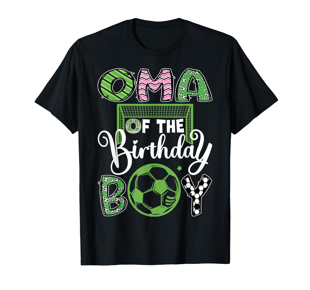 Oma Birthday Soccer Player Birthday T-Shirt - Fun Novelty Design Unisex