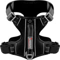 BARKBAY Dog Harness No Pull with ID Tag Pocket - Heavy Duty, Reflective, Easy Control for Large Dogs(Black,L)