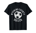 Wyoming County Soccer Distressed 90S T-Shirt - Streetwear Style for Adults