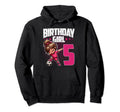 5Th Birthday Soccer Dabbing 5 Years Hoodie - Minimalist Print Men Women