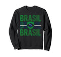 Brazil Gift Flag Brazilian Fan Sweatshirt - Streetwear Style for Adults