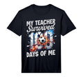 Teacher Survived 100 Days Me T-Shirt - Casual Everyday Wear Men Women