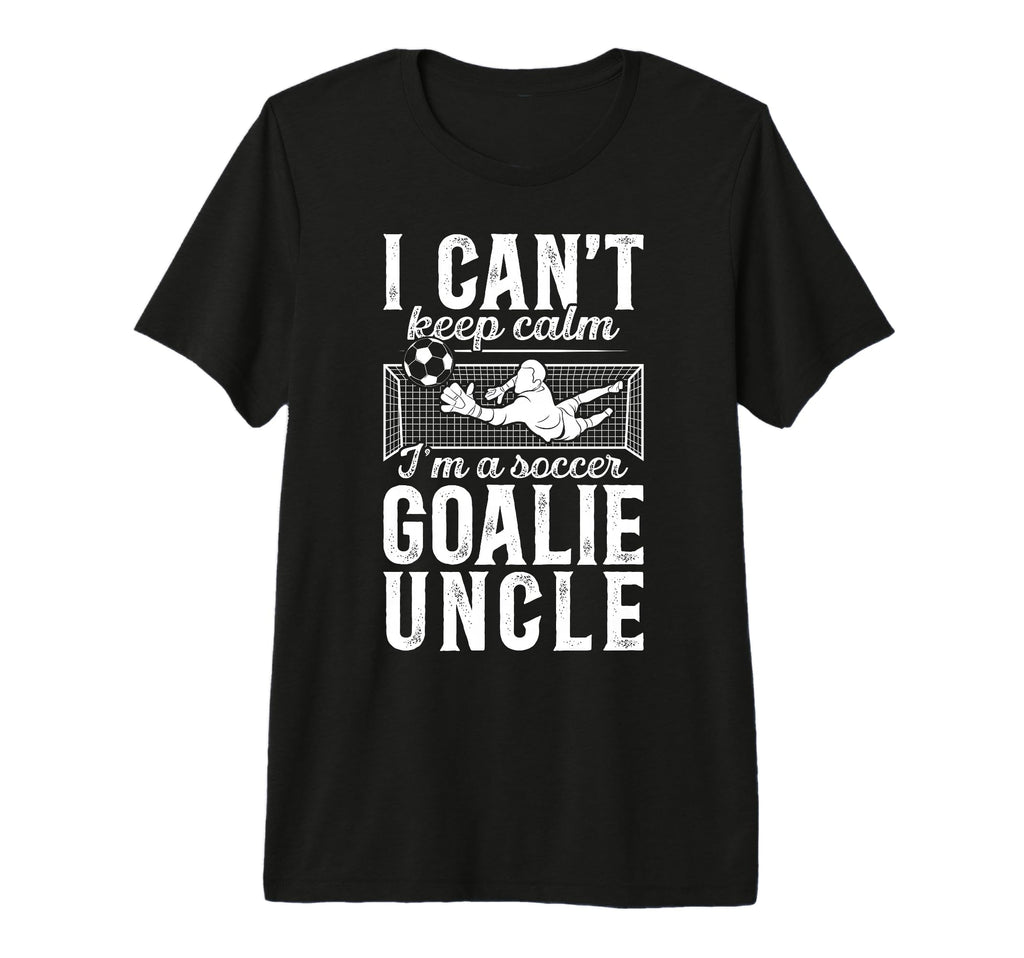 Mens Im Soccer Goalie Uncle Soccer T-Shirt - Minimalist Print Men Women