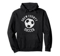 Drew County Soccer Distressed 90S Hoodie - Unique Graphic Men Women