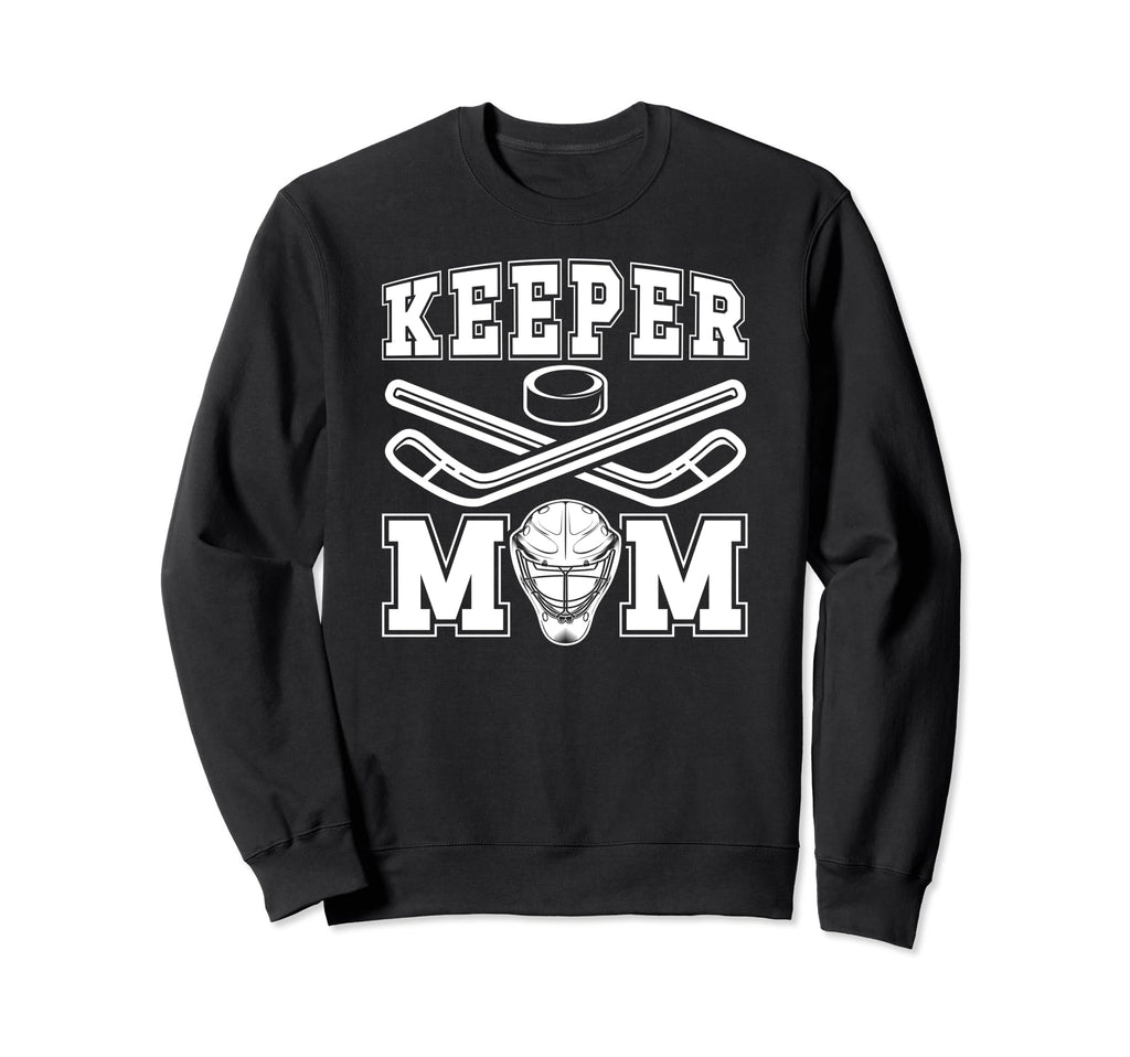 Ice Hockey Keeper Mom Ice Hockey Sweatshirt - Trendy Graphic Unisex