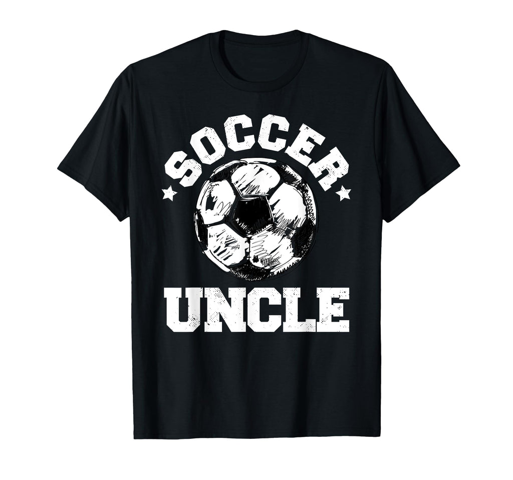 Soccer Uncle Soccer Ball Distressed Funny T-Shirt - Unique Graphic Unisex