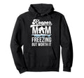 Hockey Keeper Mom Freezing Mom Hoodie - Casual Everyday Wear Men Women