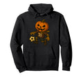 Spooky Soccer Player Halloween Hoodie - Custom Art Print for Adults