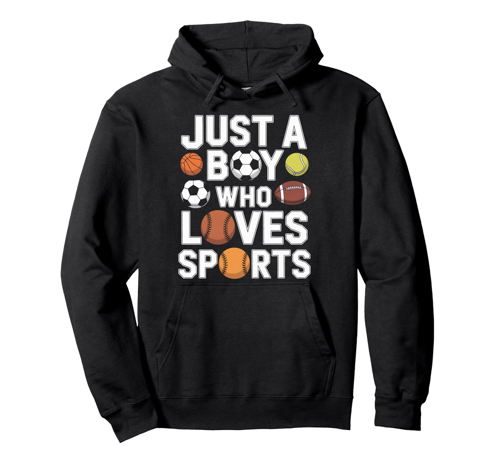 Just Who Loves Sports Young Soccer Hoodie - Casual Everyday Wear Men Women