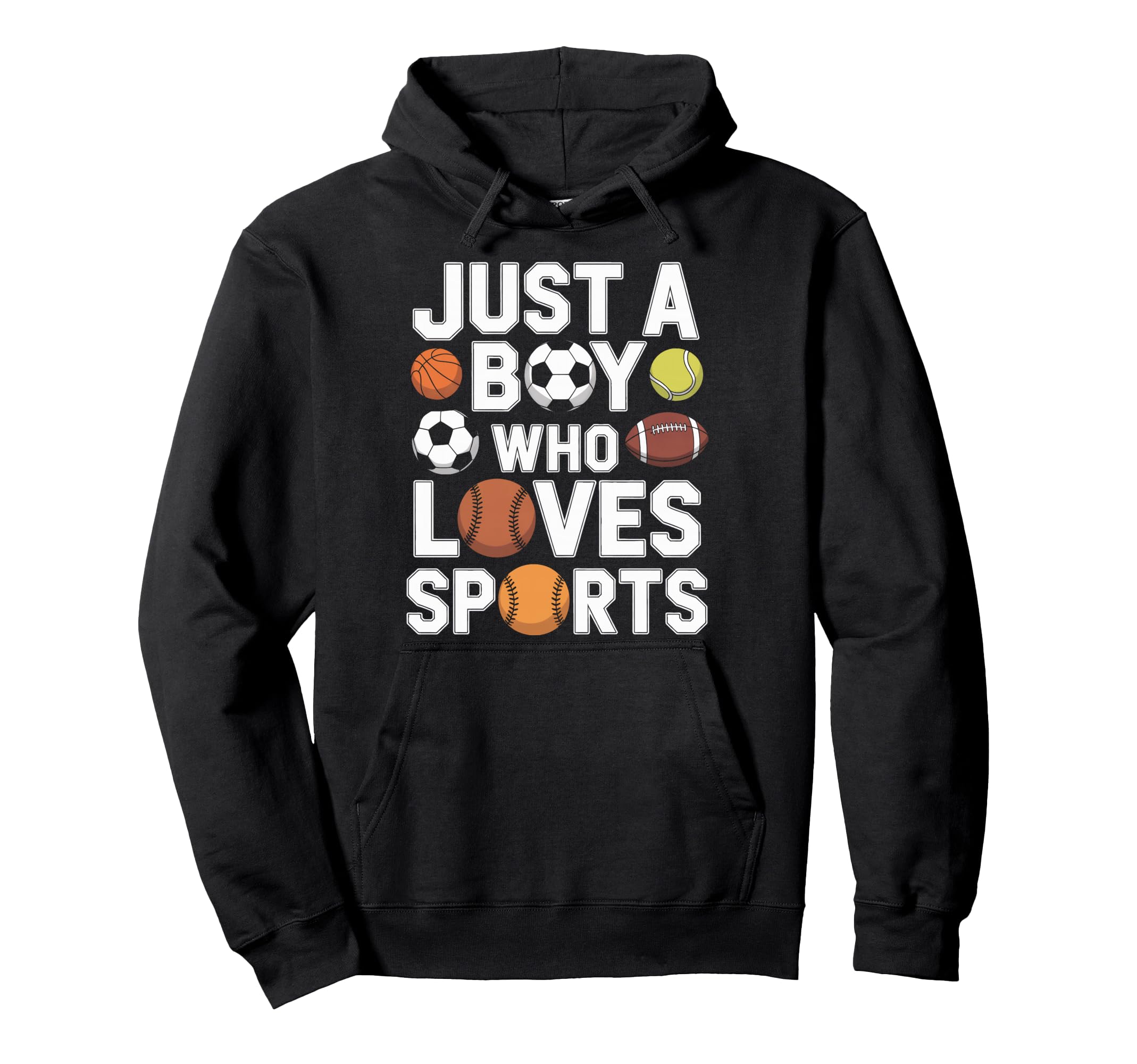 Just Who Loves Sports Young Soccer Hoodie - Casual Everyday Wear Men Women