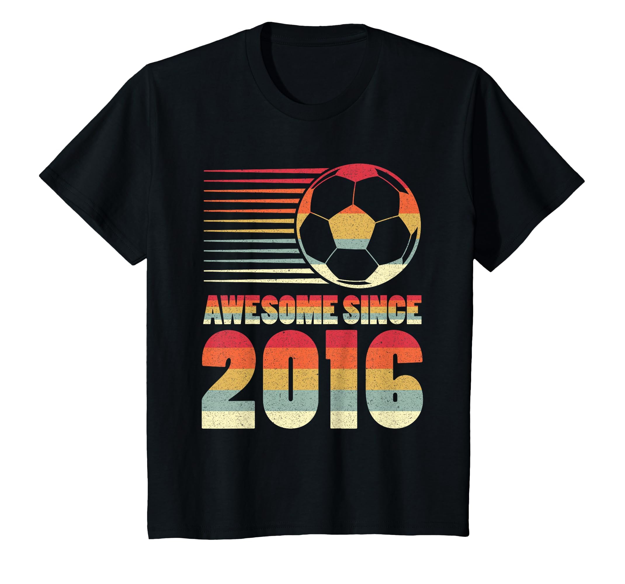 Awesome Since 2006 Soccer 10Th T-Shirt - Casual Everyday Wear for Adults