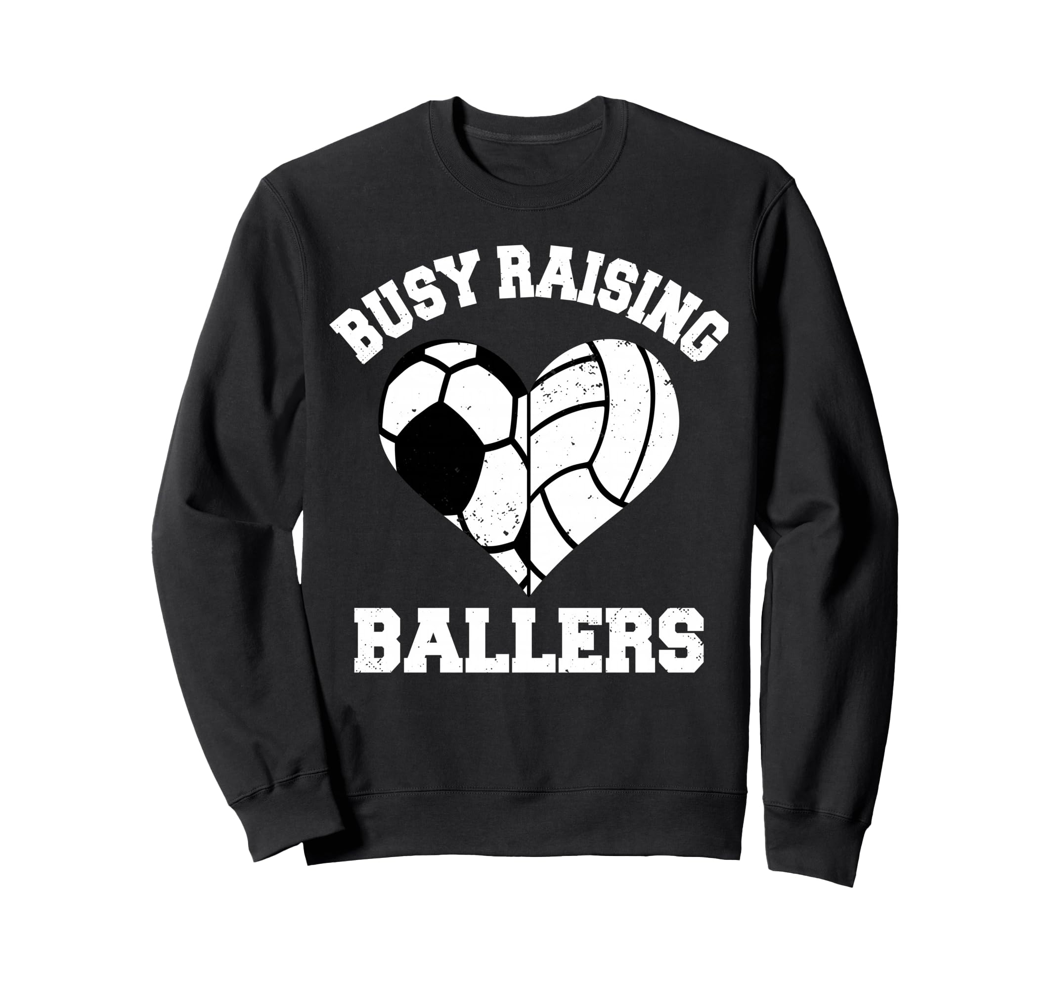 Busy Raising Ballers Soccer Sweatshirt - Minimalist Print Unisex