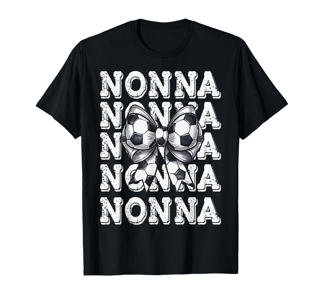 Coquette Soccer Nonna Matching Family T-Shirt - Minimalist Print Men Women