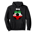 Iran Soccer Game Player Football Fan Hoodie - Trendy Graphic Men Women