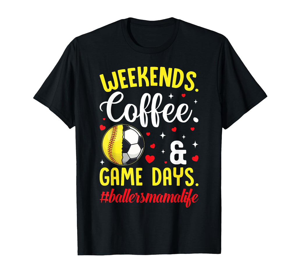Softball Soccer Baller Mom Game Days T-Shirt - Streetwear Style for Adults