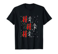 Lights Ho Ho Ho Soccer Funny Ugly T-Shirt - Graphic Print Unisex