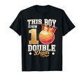 This Double Digits Ten Soccer 10 Years Old T-Shirt - Trendy Graphic Unisex
