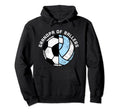 Grandpa Ballers Funny Soccer Hoodie - Fun Novelty Design for Adults