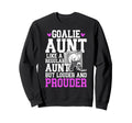 Hockey Goalie Aunt Definition Hockey Sweatshirt - Graphic Print Unisex