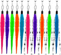 Cat Worm Toy with Foil, 10 PCS Cat Wand Attachments Worms Toy Interactive Cats Wand Attachments Worms Toys for Indoor Cats