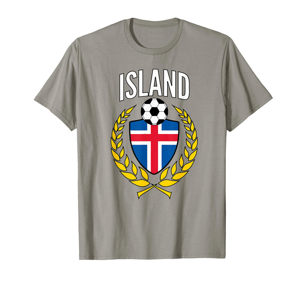 Island Football Soccer Jersey 2018 Iceland T-Shirt - Trendy Graphic Unisex