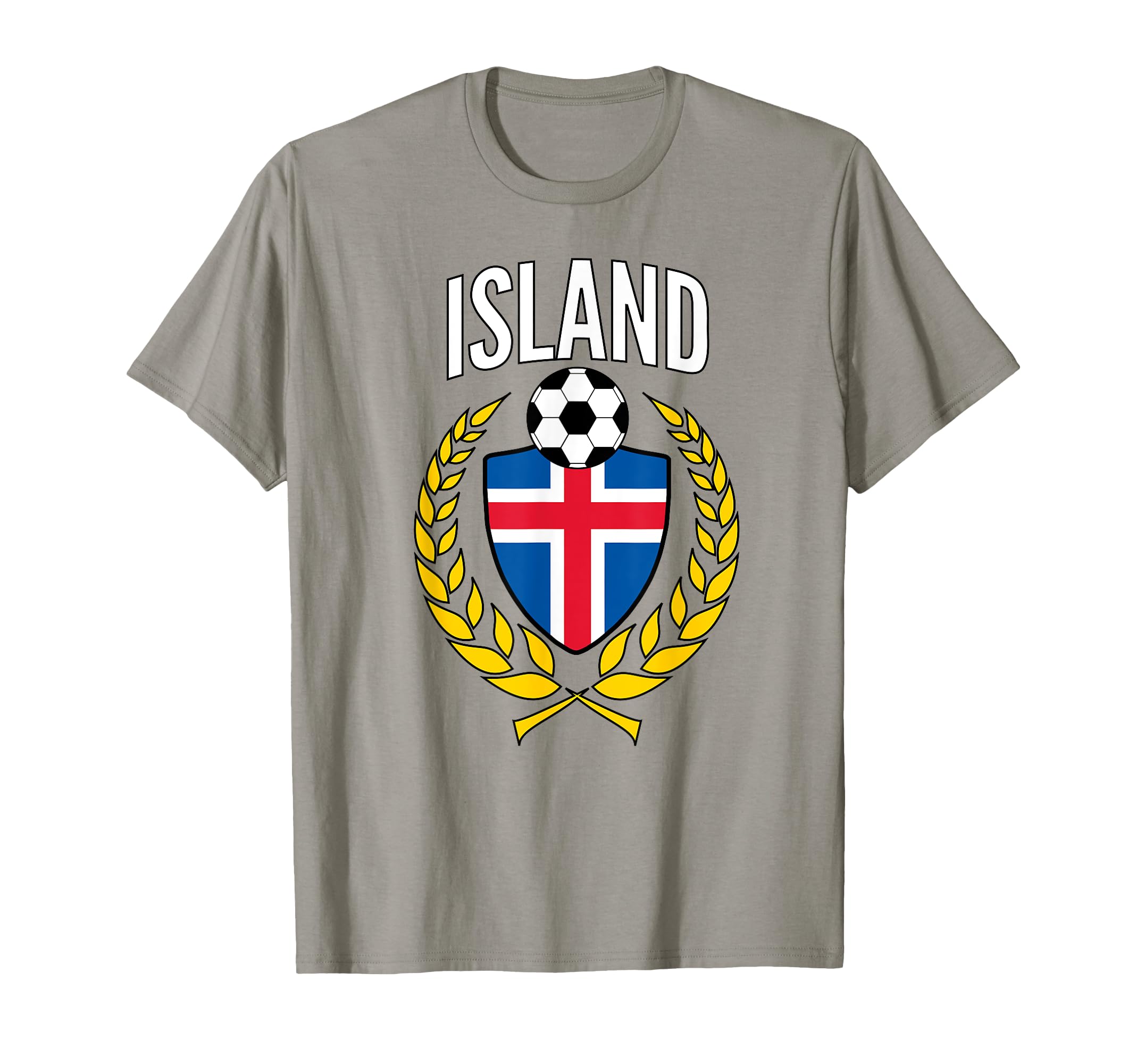 Island Football Soccer Jersey 2018 Iceland T-Shirt - Trendy Graphic Unisex