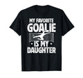 My Daughter Soccer Goalie Dad Soccer T-Shirt - Minimalist Print Unisex
