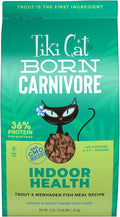 Tiki Cat Born Carnivore Indoor Health Dry Cat Food, Trout & Menhaden Fish Meal, 3 lbs. Bag