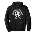 Josephine County Soccer Distressed 90S Hoodie - Unique Graphic Unisex