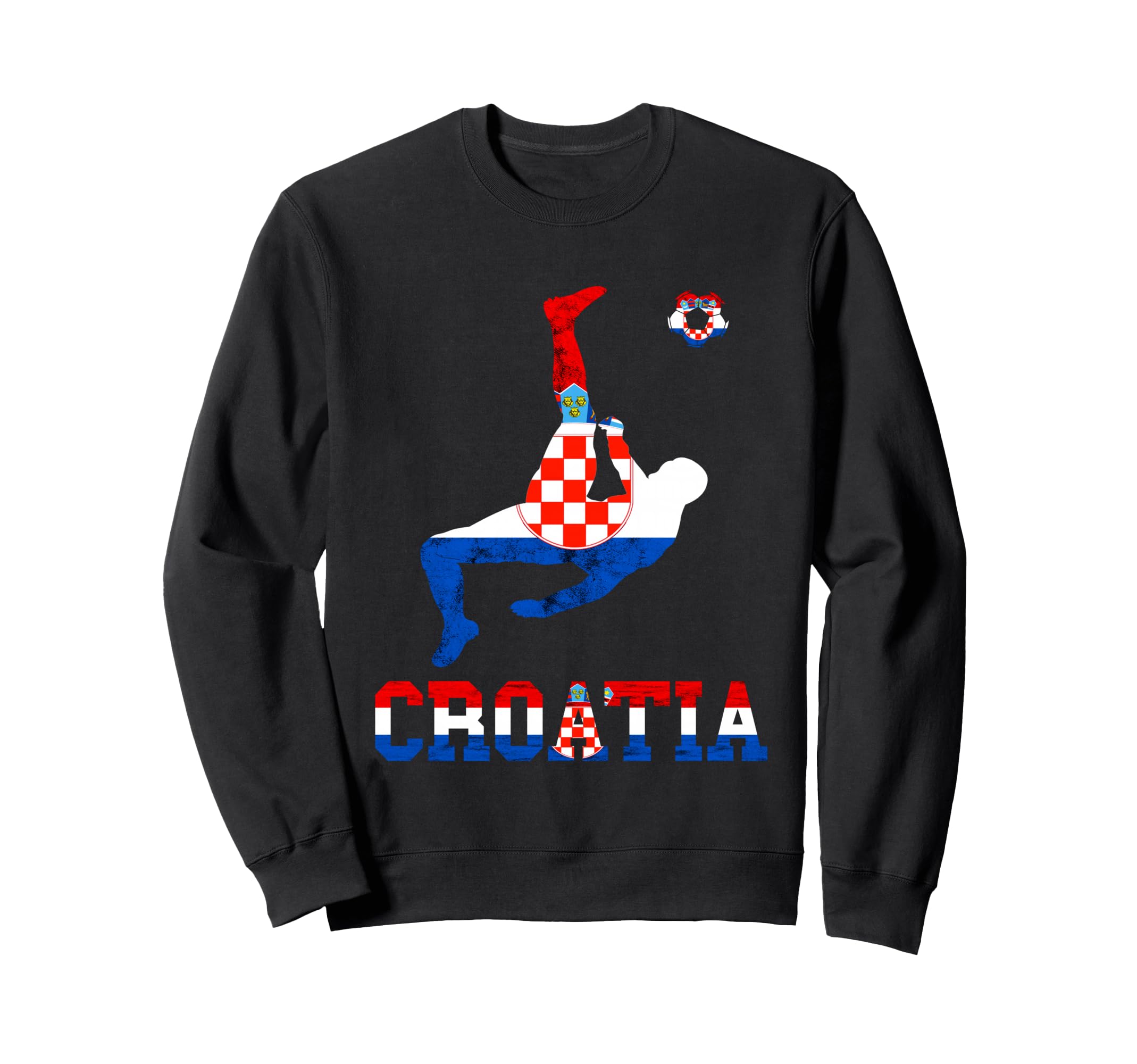 Croatian Pride Hrvatska Soccer Team Sweatshirt - Unique Graphic Men Women